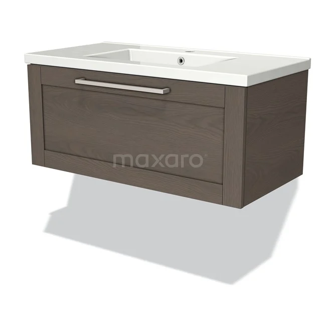Wooden vanity units with basin in white, hanging model, modern design, ideal for stylish bathroom storage.