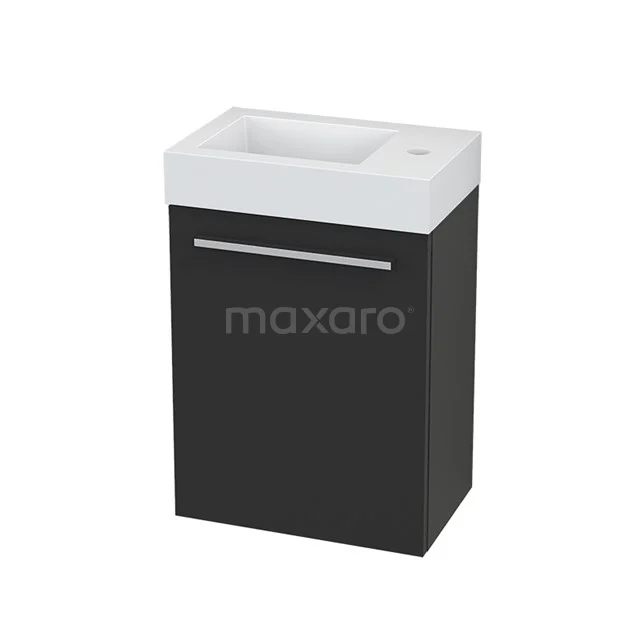 Toiletmeubel met Wastafel Mineraalmarmer Modulo+ Pico Carbon 40cm BMC001115