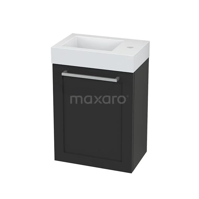 Toiletmeubel met Wastafel Mineraalmarmer Modulo+ Pico Carbon 40cm BMC001131