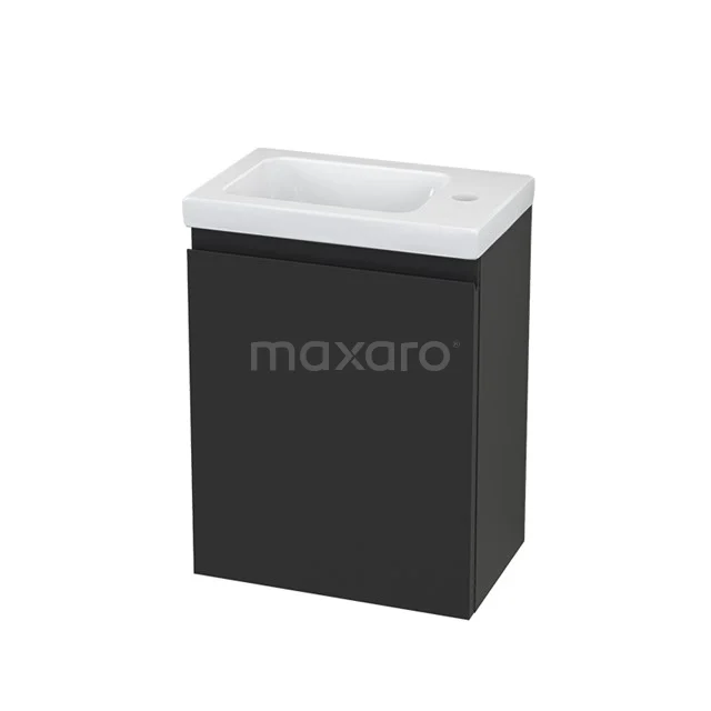 Toiletmeubel met Wastafel Keramiek Modulo+ Pico Carbon 40cm BMC001133