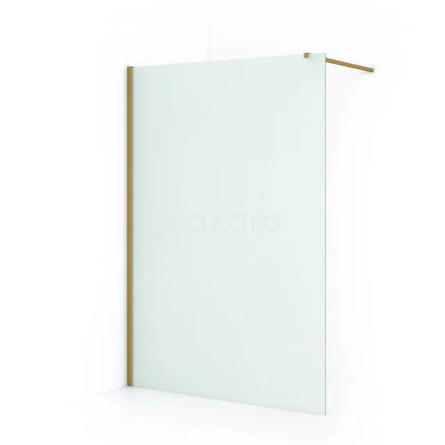 Diamond Inloopdouche | 140 cm Goud Matglas Vaste wand IDA14117GGN