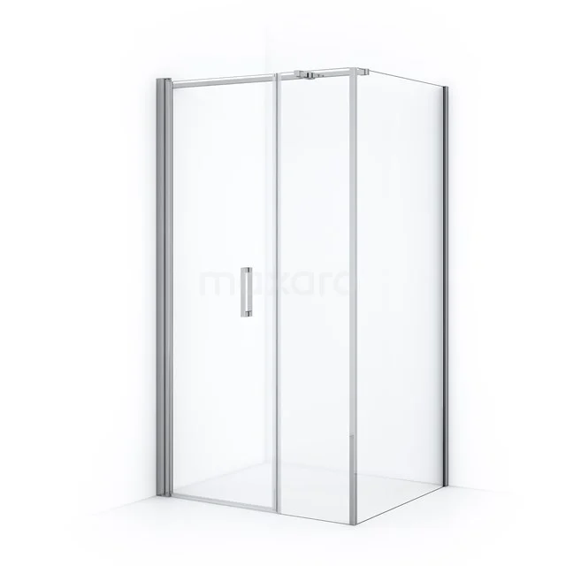 Douchecabine Diamond 100x100cm Helder Veiligheidsglas Chroom met Draaideur CDC1106104310C