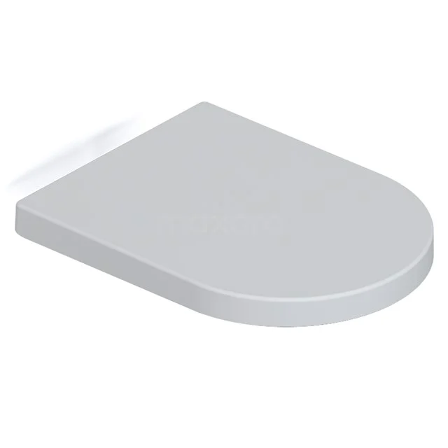 WC-Sitz Dickes Matt Weiß inkl. Softclose und Schnellverschluss 500.0220MW Graue, ovale WC-Sitz aus Kunststoff mit Softclose, ideal als praktisches Badezimmeraccessoire.