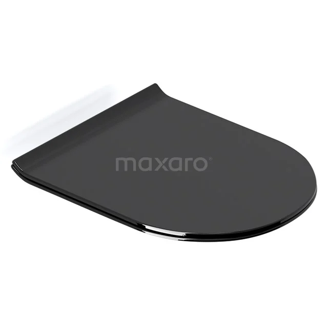 Wc-bril  verdund Glanzend zwart incl. Softclose en Quick release 500.0230GB