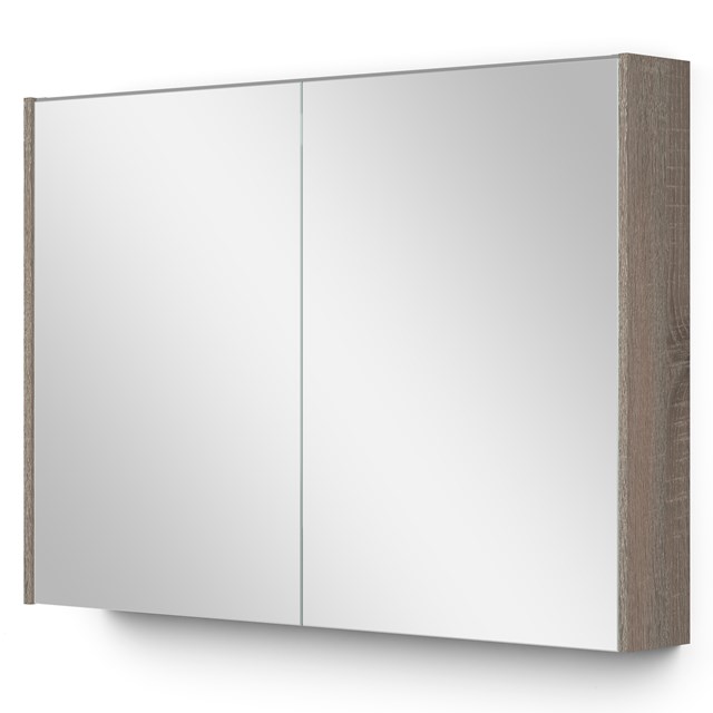 Spiegelkast Met Verlichting Modulo 100x70cm Eiken K99-1000-59009-32