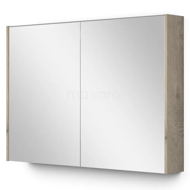 Mirror cabinet with lighting Modulo 100x70cm Light grey oak K99-1000-59009-33