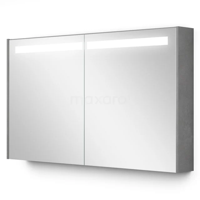 Mirror cabinet with lighting Modulo 120x70cm Light grey concrete K99-1200-59008-50