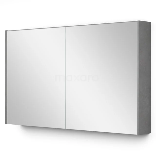 Spiegelkast Met Verlichting Modulo 120x70cm Lichtgrijs Beton  K99-1200-59009-50
