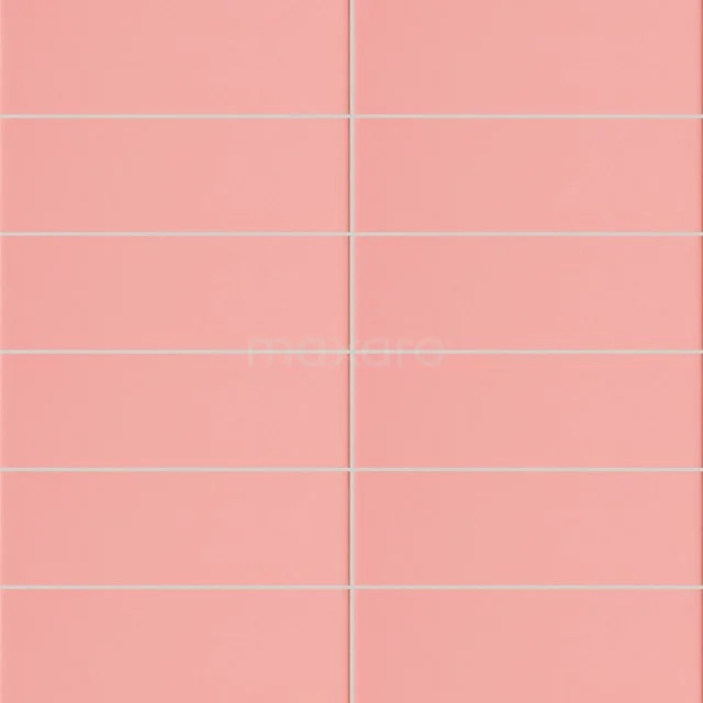 Century Matt Pink Wall tile | 10x30cm Uni Pink 501-120104