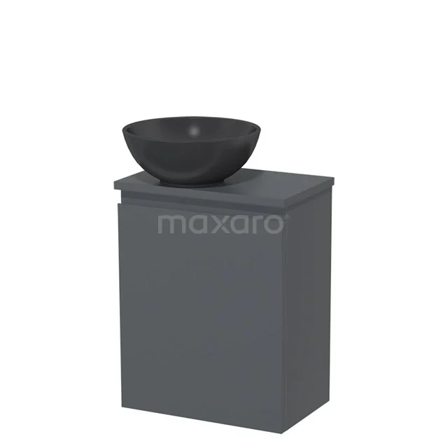 Toiletmeubel met Waskom Quartz Modulo Donkergrijs 41 cm TMK10-00234