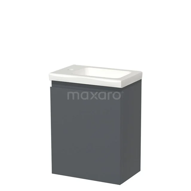 Modulo Pico Toilet unit with basin | 40 cm Dark grey Handleless front Ceramic TMW10-00205