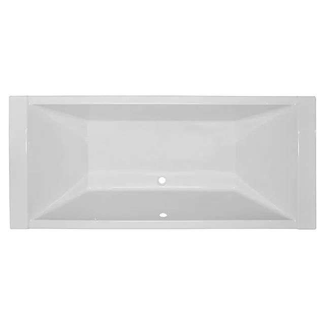 Elba Badewanne | 200x90cm Acryl Matt Weiß Slim Edge Design XZ01-2090SM Weiße rechteckige freistehende Badewanne aus Acryl, moderne Designserie, ideal für ein stilvolles Badezimmer.