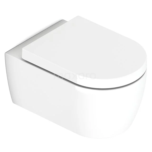 Wall-hung toilet Classico Flush rim White 300.0372