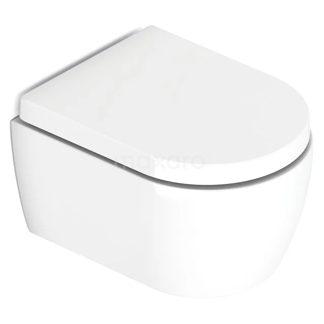 Koloniaal eenvoudig Gewoon Hangend Toilet Classico Diepspoel Wit Verkort Toilet 300.0373 | Maxaro