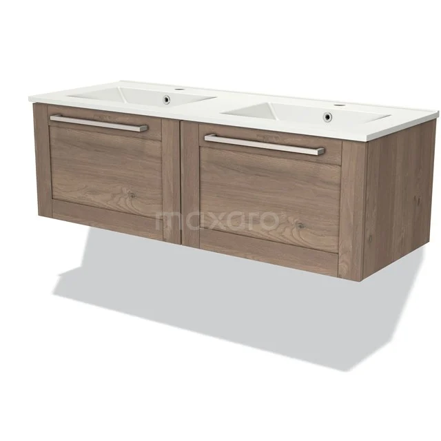 Wooden vanity units with basin, modern look, wall-mounted and ample storage.