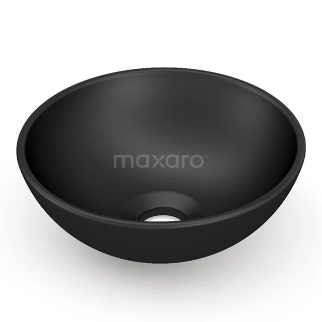 Countertop wash basin Clasico Ceramic Matte Black 28x10.5cm Round K120-0120MB