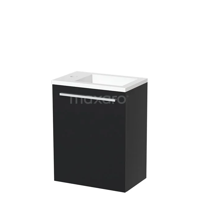 Modulo Pico Toilet unit with basin | 40 cm Matte black Flat front Solid surface TMW10-00229