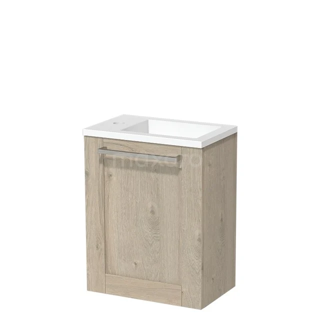 Modulo Pico Toilet unit with basin | 40 cm Light grey oak Fronts Solid surface TMW10-00238