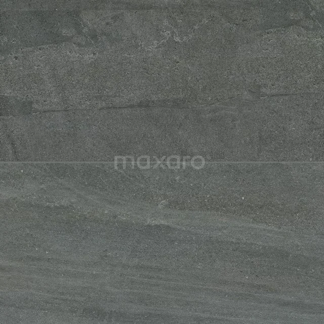 Vloertegel/Wandtegel Alpen Basalt 30x60cm Natuursteenlook Antraciet Gerectificeerd 303-010202