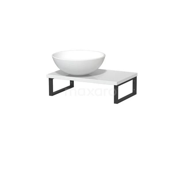 Modulo Pico Basin worktop with basin | 41 cm High-gloss white Matte white Ceramic TMK01-00203
