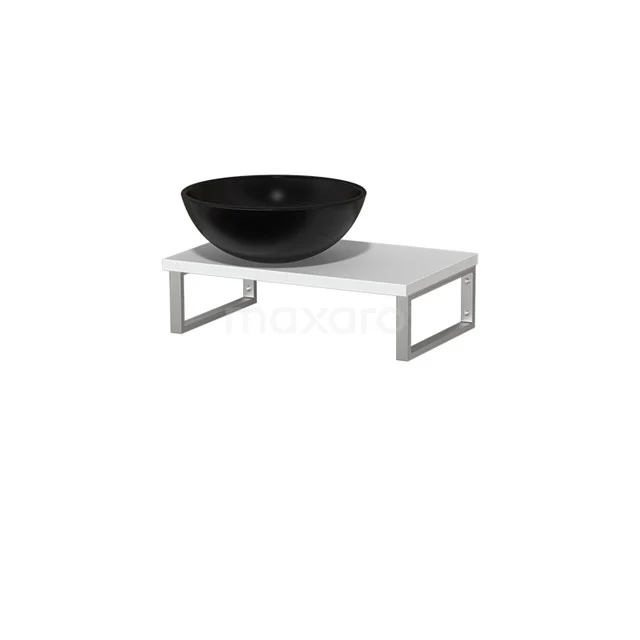 Modulo Pico Basin worktop with countertop wash basin | 41 cm Matte white Matte black Ceramic TMK01-00162
