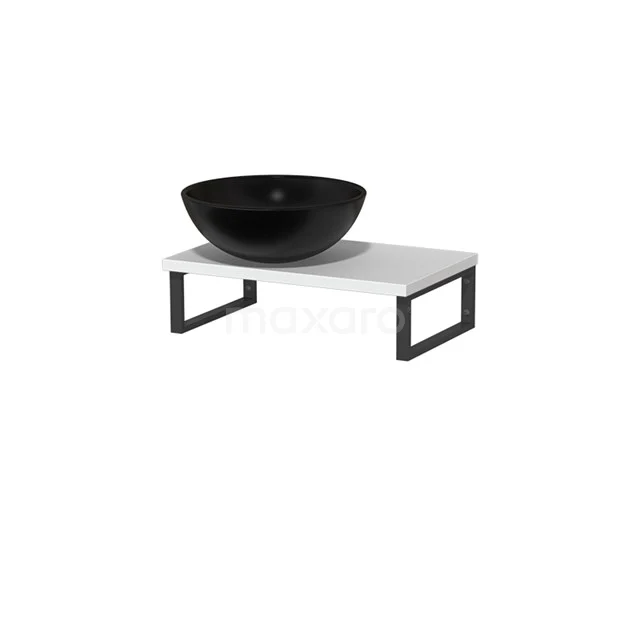Modulo Pico Basin worktop with countertop wash basin | 41 cm Matte white Matte black Ceramic TMK01-00176