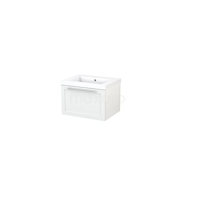 White Bathroom unit with soft-close drawers, sleek design, ideal for modern bathrooms.