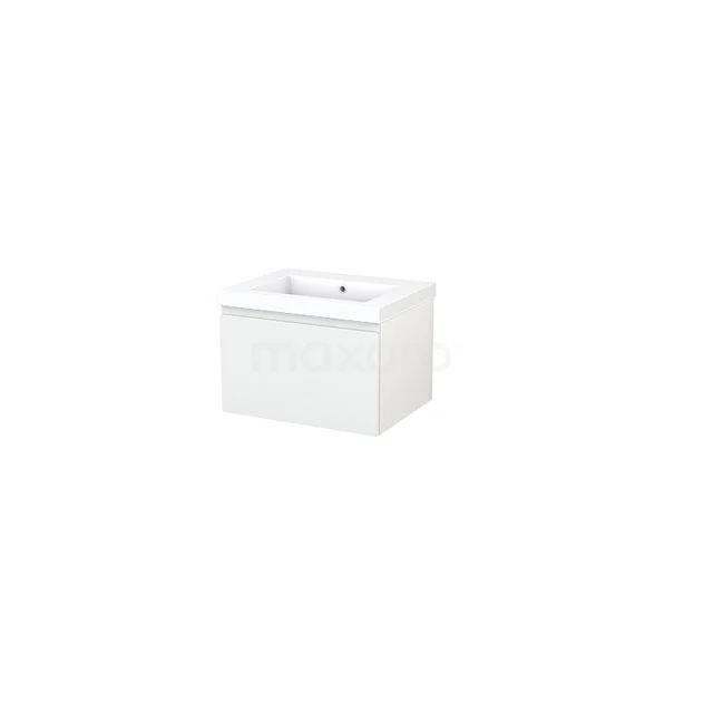 White ceramic rectangular vanity unit, modern design, ideal for stylish bathroom design.