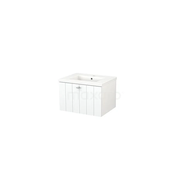 White Bathroom unit with a double-door design, modern finish and spacious storage, perfect for a stylish bathroom.