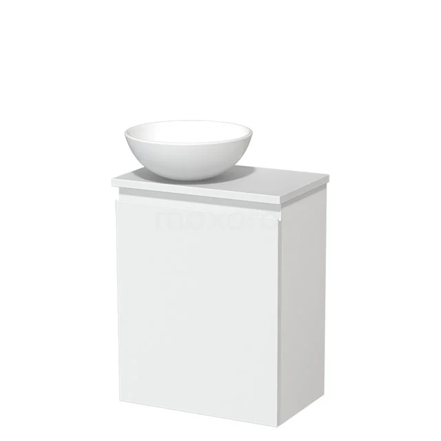 Toiletmeubel met Waskom Keramiek Modulo Mat Wit 41 cm TMK10-06970