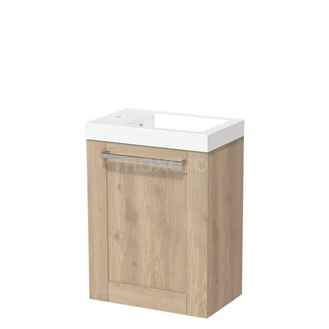 Modulo Pico Toilet unit with basin | 40 cm Light brown oak Fronts Mineral marble TMW10-00282