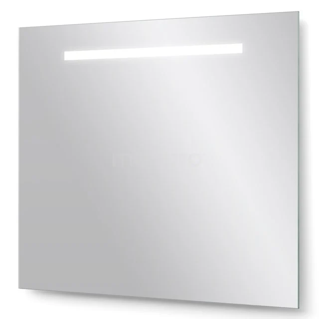 Primo Badezimmerspiegel mit LED-Beleuchtung | 80x60cm M31-0800-45505 Wandspiegel mit eingebauter LED-Beleuchtung, rechteckiges Design, ideal als funktionaler Badezimmerspiegel mit modernem Aussehen.