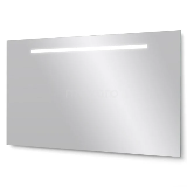 Primo Badezimmerspiegel mit LED-Beleuchtung | 120x60cm M31-1200-45505 Rechteckiger Badezimmerspiegel mit integrierter LED-Lichtleiste, modernes Design, silberfarben, ideal für jede Badezimmerumgebung.