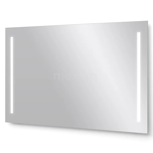 Meso Badezimmerspiegel mit LED-Beleuchtung | 110x60cm M32-1100-45500 Rechteckiger Spiegel mit integrierter LED-Beleuchtung, ideal als modernes Badezimmeraccessoire.