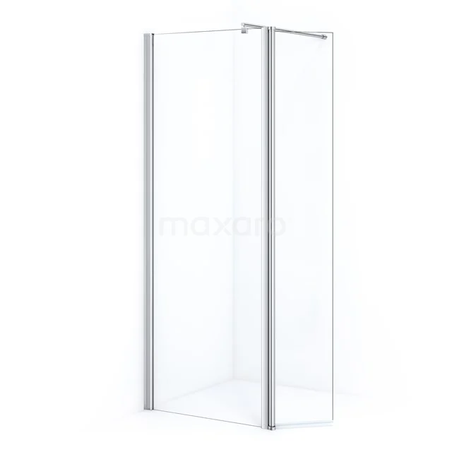 Zircon Comfort Inloopdouche | 70 cm Chroom Helder glas Vaste wand met draaibare zijwand GHD-0735013C