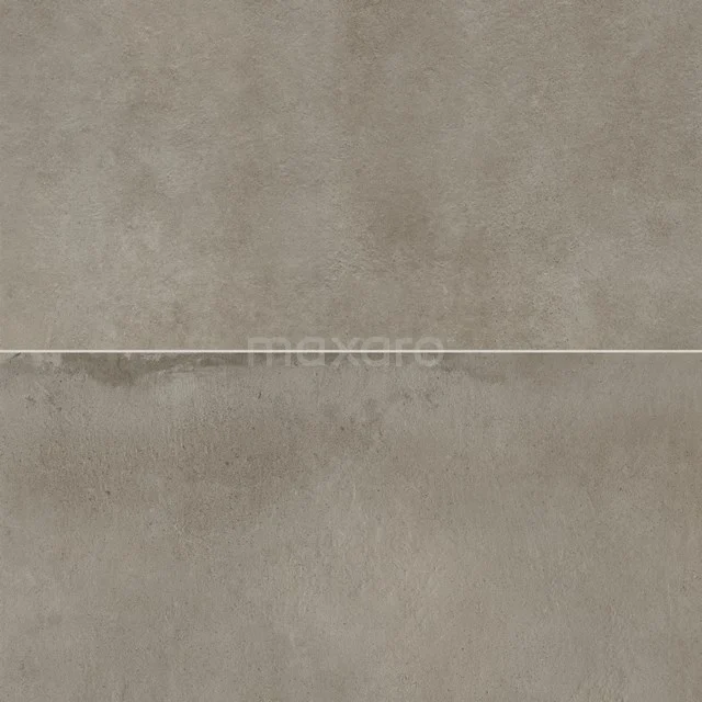 Graue keramische Badezimmerfliese mit matter Oberfläche, rechteckigem Design und subtiler Struktur für einen modernen Look.