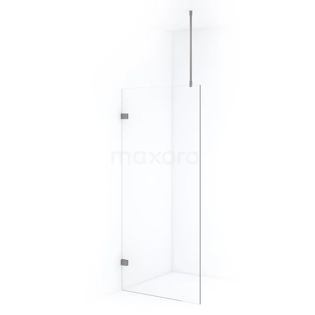 Diamond Inloopdouche | 90 cm Rvs Helder glas Vaste wand IDA09720BR