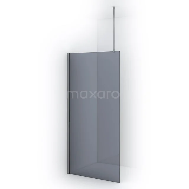 Diamond Inloopdouche | 100 cm Chroom Rookglas Vaste wand IDA10711C