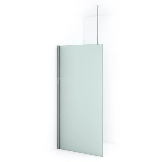 Diamond Inloopdouche | 100 cm Chroom Matglas Vaste wand IDA10717C