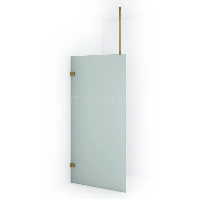 Diamond Inloopdouche | 100 cm Goud Matglas Vaste wand IDA10727GG