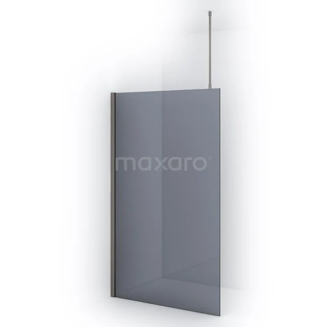 Diamond Inloopdouche | 120 cm Rvs Rookglas Vaste wand IDA12711BR