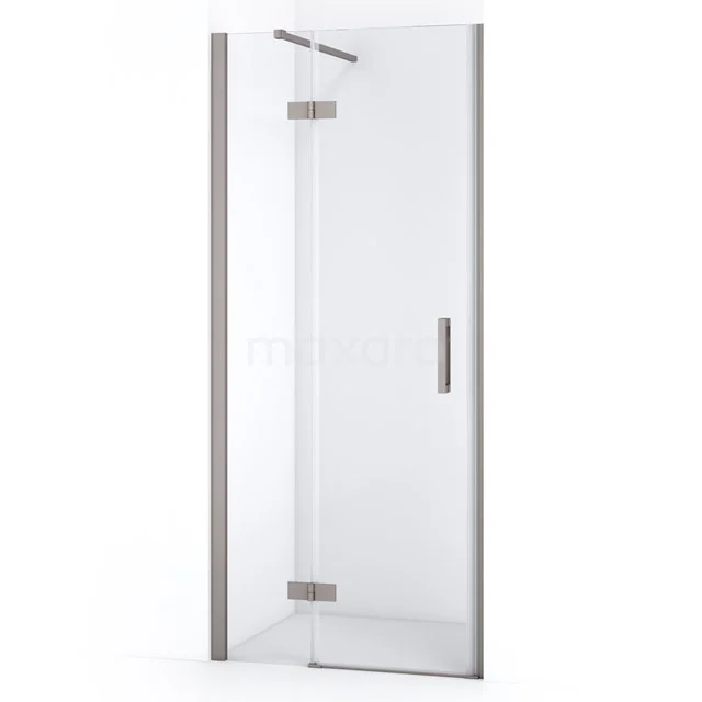 Diamond Shower door | 80 cm Stainless steel Clear glass Pivot door DDB21351110BR
