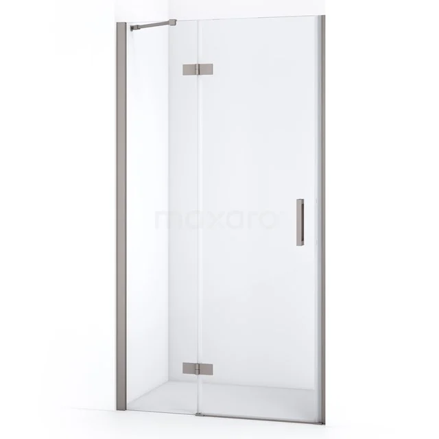 Diamond Shower door | 90 cm Stainless steel Clear glass Pivot door DDB21361210BR