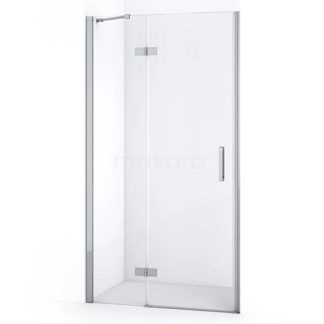 Diamond Shower door | 90 cm Chrome Clear glass Pivot door DDB21361210C