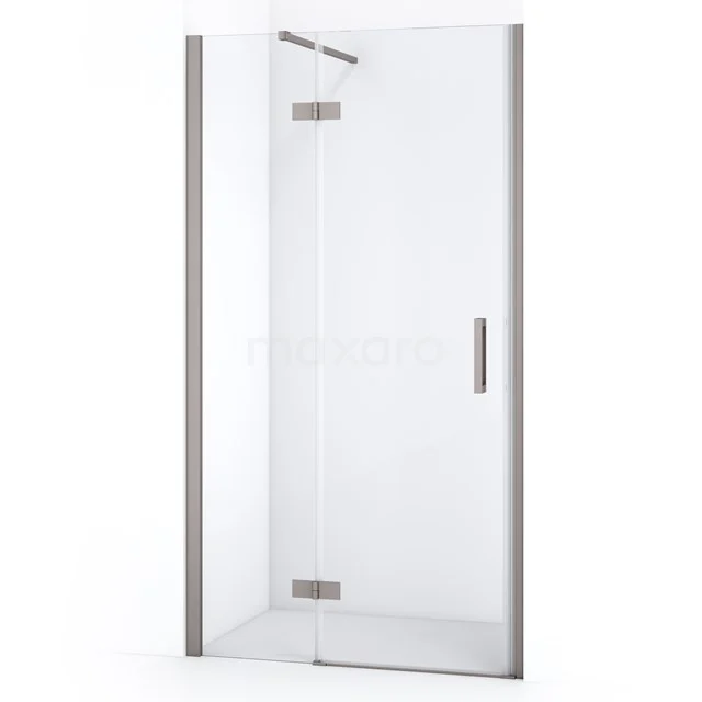 Diamond Shower door | 90 cm Stainless steel Clear glass Pivot door DDB21362110BR