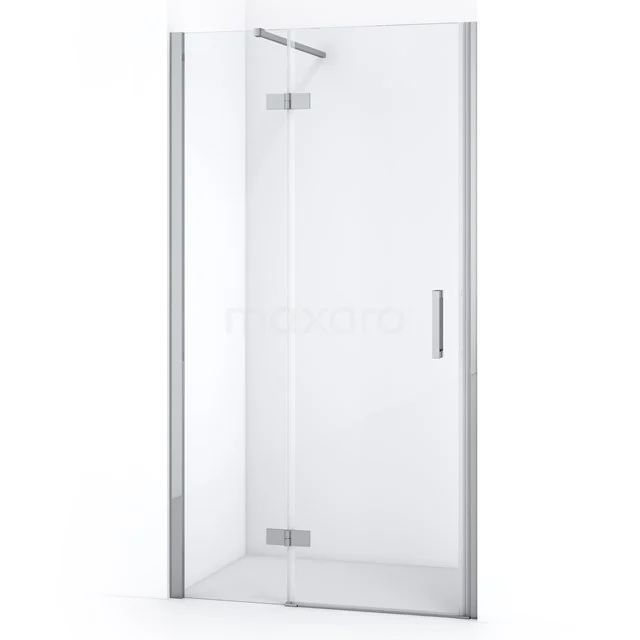Diamond Shower door | 90 cm Chrome Clear glass Pivot door DDB21362110C