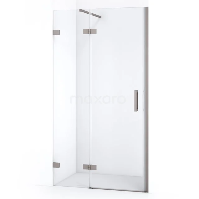 Diamond Shower door | 90 cm Stainless steel Clear glass Pivot door DDB21362120BR