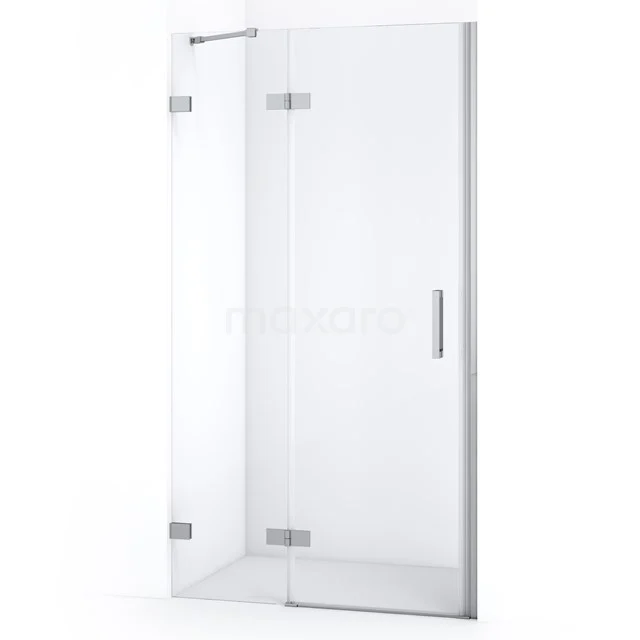 Diamond Shower door | 90 cm Chrome Clear glass Pivot door DDB21362220C