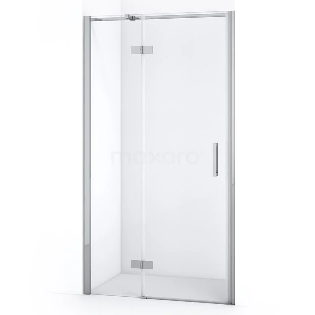 Diamond Shower door | 90 cm Chrome Clear glass Pivot door DDB21362310C