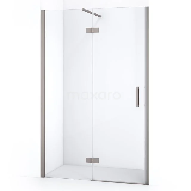 Diamond Shower door | 110 cm Stainless steel Clear glass Pivot door DDB21651110BR